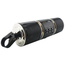 Load image into Gallery viewer, Motorcycle Waterproof Aluminum Shell Bluetooth Handle Stereo Speaker, Support BT/MP3/FM/TF