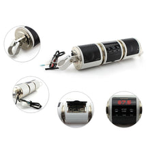 Load image into Gallery viewer, Motorcycle Waterproof Aluminum Shell Bluetooth Handle Stereo Speaker, Support BT/MP3/FM/TF
