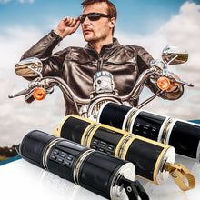 Load image into Gallery viewer, Motorcycle Waterproof Aluminum Shell Bluetooth Handle Stereo Speaker, Support BT/MP3/FM/TF