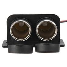 Load image into Gallery viewer, Car Motorcycle ABS Dual Port Cigar Socket Adaptor, Dual Port