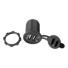 Load image into Gallery viewer, Car Motorcycle ABS Dual Port Charger, 2.1V  2 USB