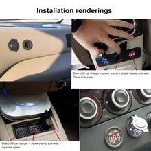 Load image into Gallery viewer, Car Motorcycle ABS Dual Port Charger, 2.1V  2 USB
