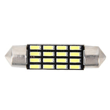 Load image into Gallery viewer, 2 PCS 2W 100 LM 6000K 36MM Bicuspid Port Car Dome Lamp LED Reading Light with 16 SMD-4014 LED Lamps, DC 12V, 36MM