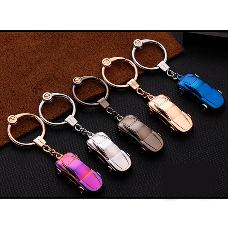 Metal Car Shape Decorative Keychain Holder(Random Color Delivery), Metal Car Shape