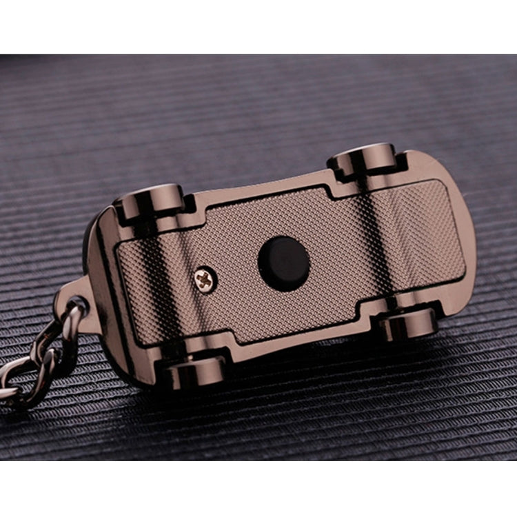 Metal Car Shape Decorative Keychain Holder(Random Color Delivery), Metal Car Shape