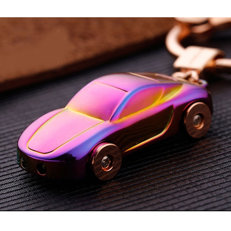 Metal Car Shape Decorative Keychain Holder(Random Color Delivery), Metal Car Shape