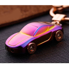 Load image into Gallery viewer, Metal Car Shape Decorative Keychain Holder(Random Color Delivery), Metal Car Shape