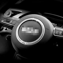 Load image into Gallery viewer, Car Aluminum Steering Wheel Decoration Ring with Diamonds For Audi, For Audi