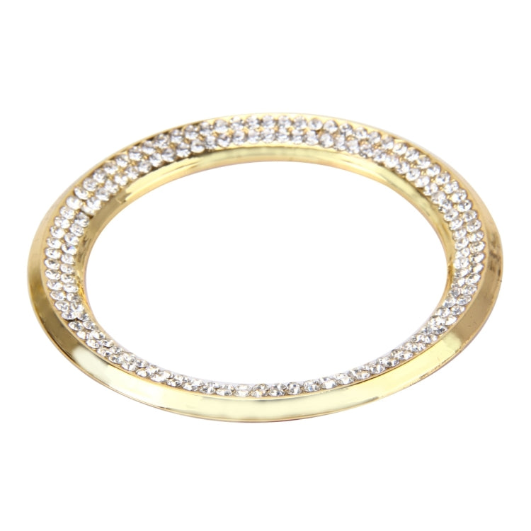 Car Aluminum Steering Wheel Decoration Ring with Diamonds For BMW, For BMW with Diamonds