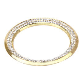 Car Aluminum Steering Wheel Decoration Ring with Diamonds For BMW, For BMW with Diamonds