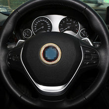 Load image into Gallery viewer, Car Aluminum Steering Wheel Decoration Ring with Diamonds For BMW, For BMW with Diamonds