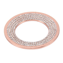 Load image into Gallery viewer, Car Aluminum Steering Wheel Decoration Ring with Diamonds For Volkswagen