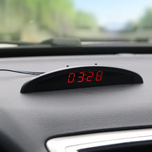 Load image into Gallery viewer, 2 in 1 Car LED Digital Display Thermometer Clock