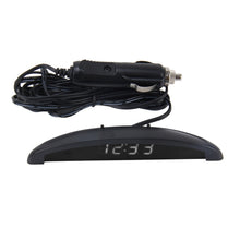 Load image into Gallery viewer, 2 in 1 Car LED Digital Display Thermometer Clock