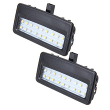 Load image into Gallery viewer, 2 PCS White Light Car LED Vanity Mirror Lamp Lights with 18 SMD-3528 Lamps for BMW F10 / F11 / F07 / F01 / F02 / F03 / F04, For BMW F10
