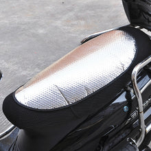Load image into Gallery viewer, 10 PCS Motorcycle Electric Car Sun Cushion Pad Heat Reflective Sheet Aluminum Sheet Sun Shade Car Mats, Sun Cushion Pad