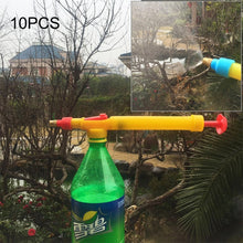 Load image into Gallery viewer, 10pcs High Pressure Plastic Bottle Drink Beverage Trolley Gun Spray  Reciprocating Sprayer Coke Bottle Sprayer Manual Pressure Sprayer, Random Color Delivery, 10 PCS