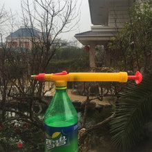 Load image into Gallery viewer, 10pcs High Pressure Plastic Bottle Drink Beverage Trolley Gun Spray  Reciprocating Sprayer Coke Bottle Sprayer Manual Pressure Sprayer, Random Color Delivery, 10 PCS
