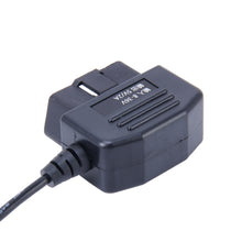 Load image into Gallery viewer, Car Auto 16Pin OBDII Charging Cable Mini 5 Pin USB Power Adapter with Switch Button for GPS Tablet E-dog Phone, Cable Length: 3.4m, OBDII