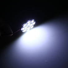 Load image into Gallery viewer, 2 PCS 3W 200 LM 6000K Flower Shape Car Auto Interior Doom Reading Light with 12 SMD-5630 LED Lamps Bicuspid and T10 Adapter Cable, DC 12V, Flower Shape Reading Light