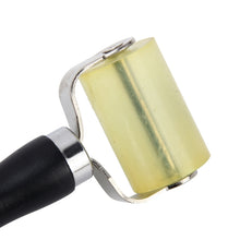 Load image into Gallery viewer, Car Auto Body Surface Window Wrapping Film Yellow Rubber Roller Scraper Sticker Tool with Black Wrapping Rubber Handle(Big Size), Big Size
