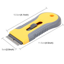 Load image into Gallery viewer, Car Auto Aluminum Scalable Multi-function Cleaning Knife Tool with Plastic Handle for Window Cleaning Wrapping Film, Aluminum Scalable Film Scraper