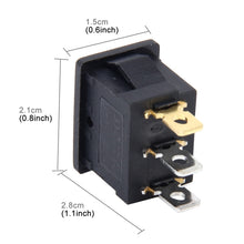 Load image into Gallery viewer, Car Auto Universal DIY 3 Pin Boat Cap OFF- ON Push Button, Button 6