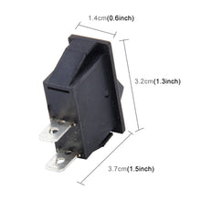 Load image into Gallery viewer, 10 PCS Car Auto Universal DIY 2 Pin Boat Cap OFF- ON Push Button, 2 Pin Boat Cap