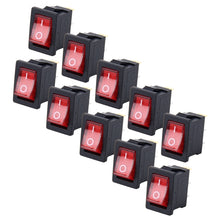 Load image into Gallery viewer, 10 PCS Car Auto Universal DIY 3 Pin Boat Cap OFF- ON Push Button, 3 Pin Boat Cap