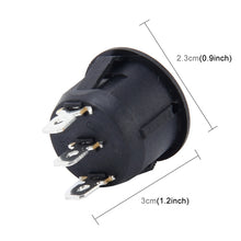 Load image into Gallery viewer, 10 PCS Car Auto Universal DIY 3 Pin Round Cap OFF- ON Push Button, 3 Pin