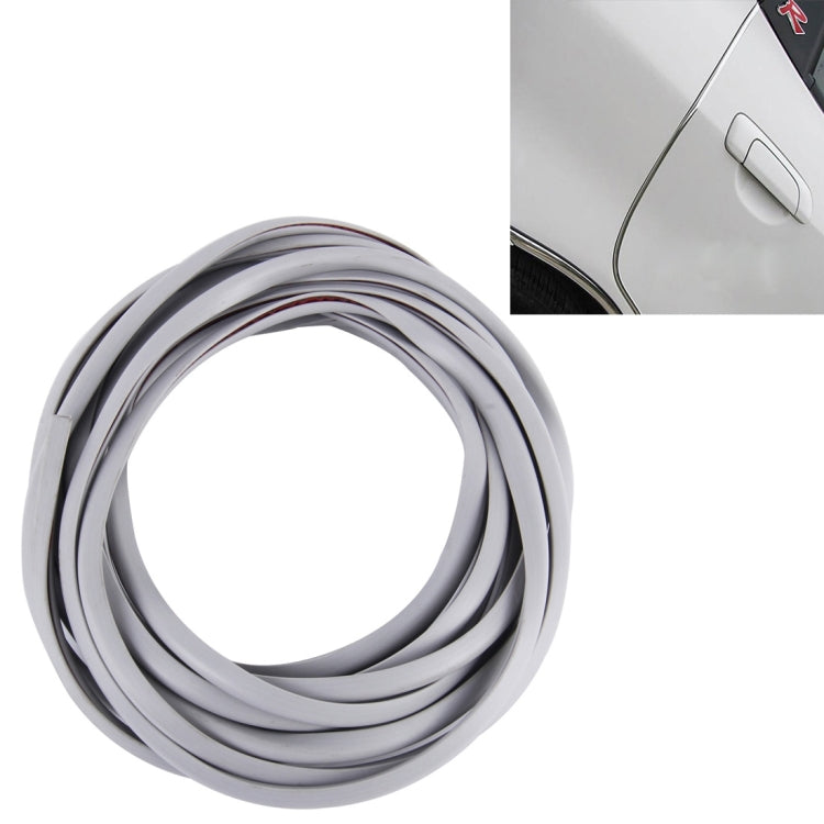 5m Car Decorative Strip PVC Chrome Decoration Strip Door Seal Window Seal, Transparent, White, Black, Grey, Blue, Red