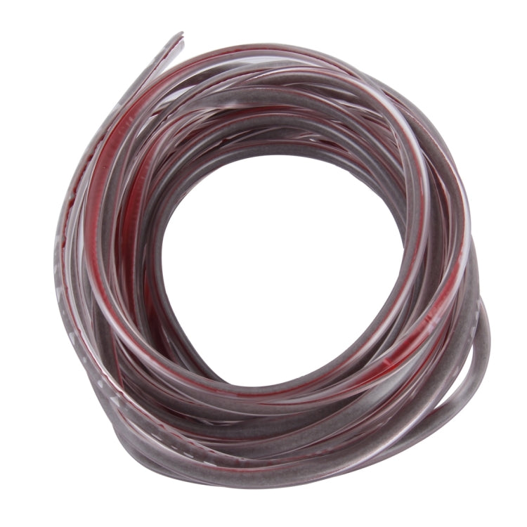 5m Car Decorative Strip PVC Chrome Decoration Strip Door Seal Window Seal, Transparent, White, Black, Grey, Blue, Red