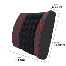 Load image into Gallery viewer, 12V Four Season Chemical Fiber Wrapping Lumbar Seat Relaxation Waist Support Cushion for Car Office Family