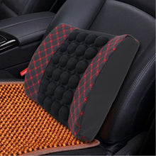 Load image into Gallery viewer, 12V Four Season Chemical Fiber Wrapping Lumbar Seat Relaxation Waist Support Cushion for Car Office Family