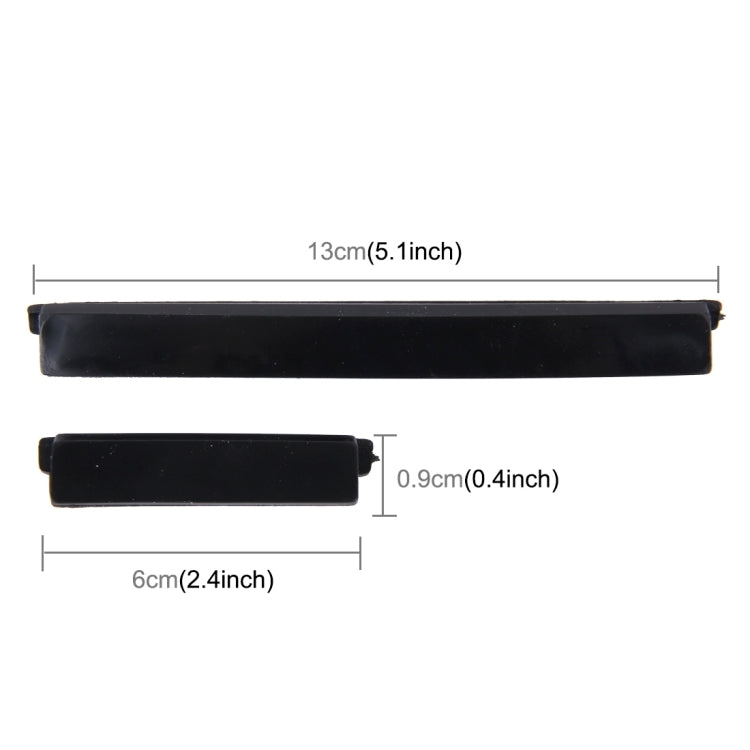 FR JG-031 8 PCS Rubber Car Side Door Edge Protection Guards Cover Trims Stickers, Black, Transparent, White