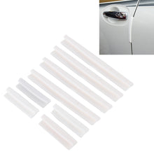 Load image into Gallery viewer, FR JG-031 8 PCS Rubber Car Side Door Edge Protection Guards Cover Trims Stickers, Black, Transparent, White