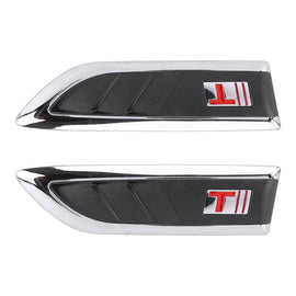 2 PCS Car Side Air Intake Flow Vent Fender Decorative Stickers Cover, Side Air Intake Flow Vent Cover