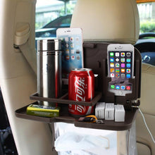 Load image into Gallery viewer, SHUNWEI SD-1509 Car Auto Back Seat Folding Table Drink Food Cup Tray Holder Stand Desk Multi-purpose Travel Dining Tray, SD-1509, Travel Dining Tray