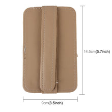Load image into Gallery viewer, FUDAOCHE Multi-functional Auto Car Sun Visor Sunglasses Holder Card CD Storage Holder Pouch Bag