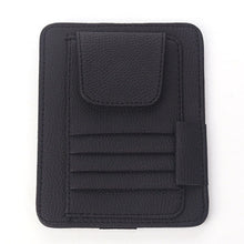 Load image into Gallery viewer, Multi-functional Auto Car Sun Visor Sunglass Holder Card Bill Ticket Storage Holder Pouch Bag