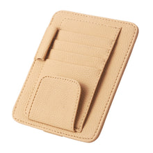 Load image into Gallery viewer, Multi-functional Auto Car Sun Visor Sunglass Holder Card Bill Ticket Storage Holder Pouch Bag