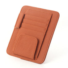 Load image into Gallery viewer, Multi-functional Auto Car Sun Visor Sunglass Holder Card Bill Ticket Storage Holder Pouch Bag