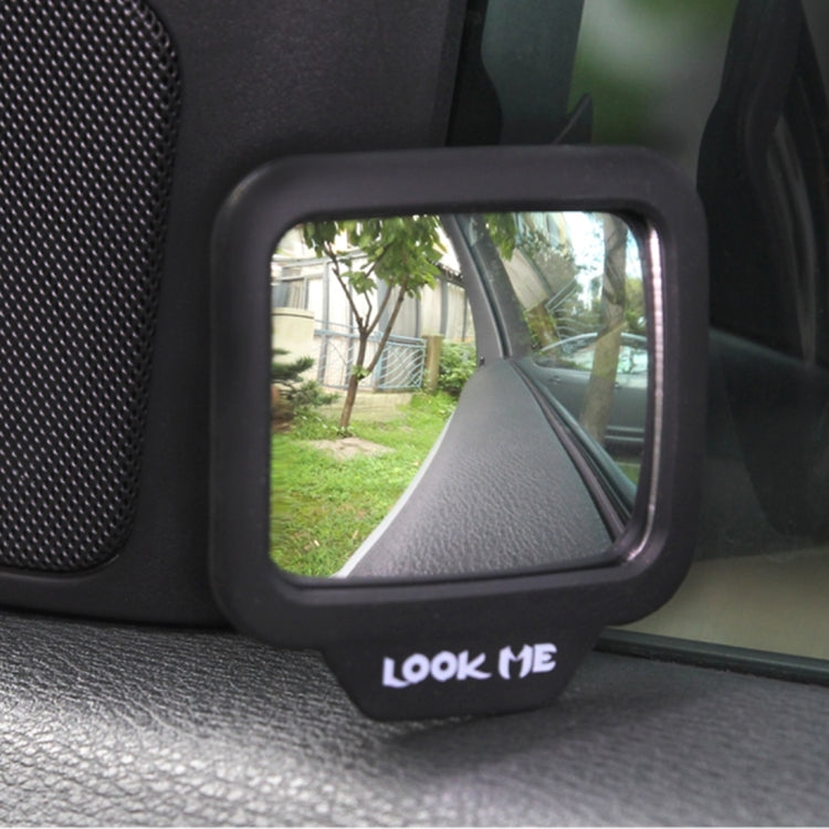 2 PCS 270 Degree Wide-angle Lens Magnetic Adjustable Rear View Mirror, 270 Degree Wide-angle Mirror