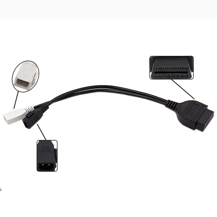 Galletto 1260 ECU Chip Tuning Interface Galletto Flasher Car Diagnostic Cable for Volkswagen / Audi / Skoda, Car Diagnostic Cable