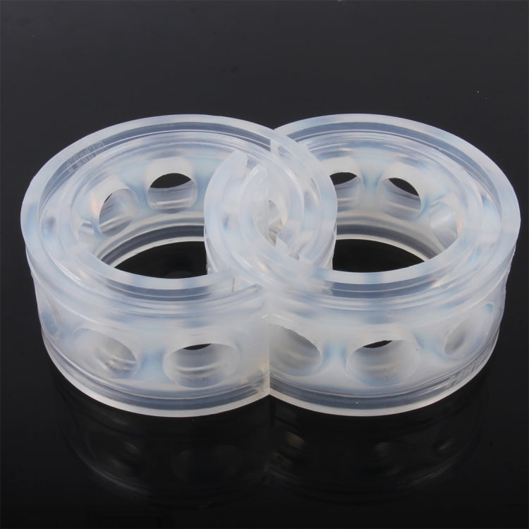 2 PCS Car Auto B Type Shock Absorber Spring Bumper Power Cushion Buffer, Spring Spacing: 34mm, Colloid Height: 62mm, B Type（Spring Spacing: 34mm, Height: 62mm）