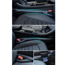 Load image into Gallery viewer, A Pair Universal Car Seat Catcher Gap Console Filler Seat Side Pocket Organizer Catcher Leak-Proof Seat Crevice Storage Bags, Seat Anti Tampon Pad 1, Seat Anti Tampon Pad 2, Seat Anti Tampon Pad 3, Seat Anti Tampon Pad 4