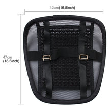 Load image into Gallery viewer, Universal Summer Ice Silk Mesh Breathable Cool Massage Waist Mat with Maple Wooden Bead for Car Family Office, CMS9127A, CMS9127B, CMS9127C, CMS9127D, CMS9127E