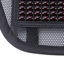 Load image into Gallery viewer, Universal Summer Ice Silk Mesh Breathable Cool Massage Waist Mat with Maple Wooden Bead for Car Family Office, CMS9127A, CMS9127B, CMS9127C, CMS9127D, CMS9127E