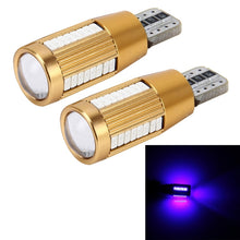 Load image into Gallery viewer, 2 PCS T10 2W 180 LM 5500K Constant Current Car Clearance Light with 38 SMD-3014 Lamps, DC 12-16V, 38 SMD-3014 Lamps, T10+2W Blue Light
