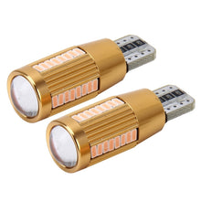 Load image into Gallery viewer, 2 PCS T10 2W 180 LM 5500K Constant Current Car Clearance Light with 38 SMD-3014 Lamps, DC 12-16V, 38 SMD-3014 Lamps, T10+2W Blue Light